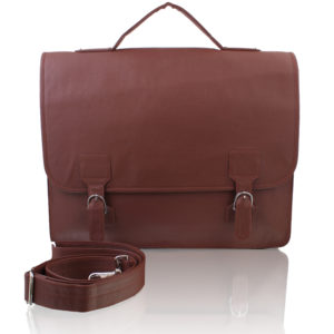 P&Y FASHION MEN'S BROWN OFFICE BAG