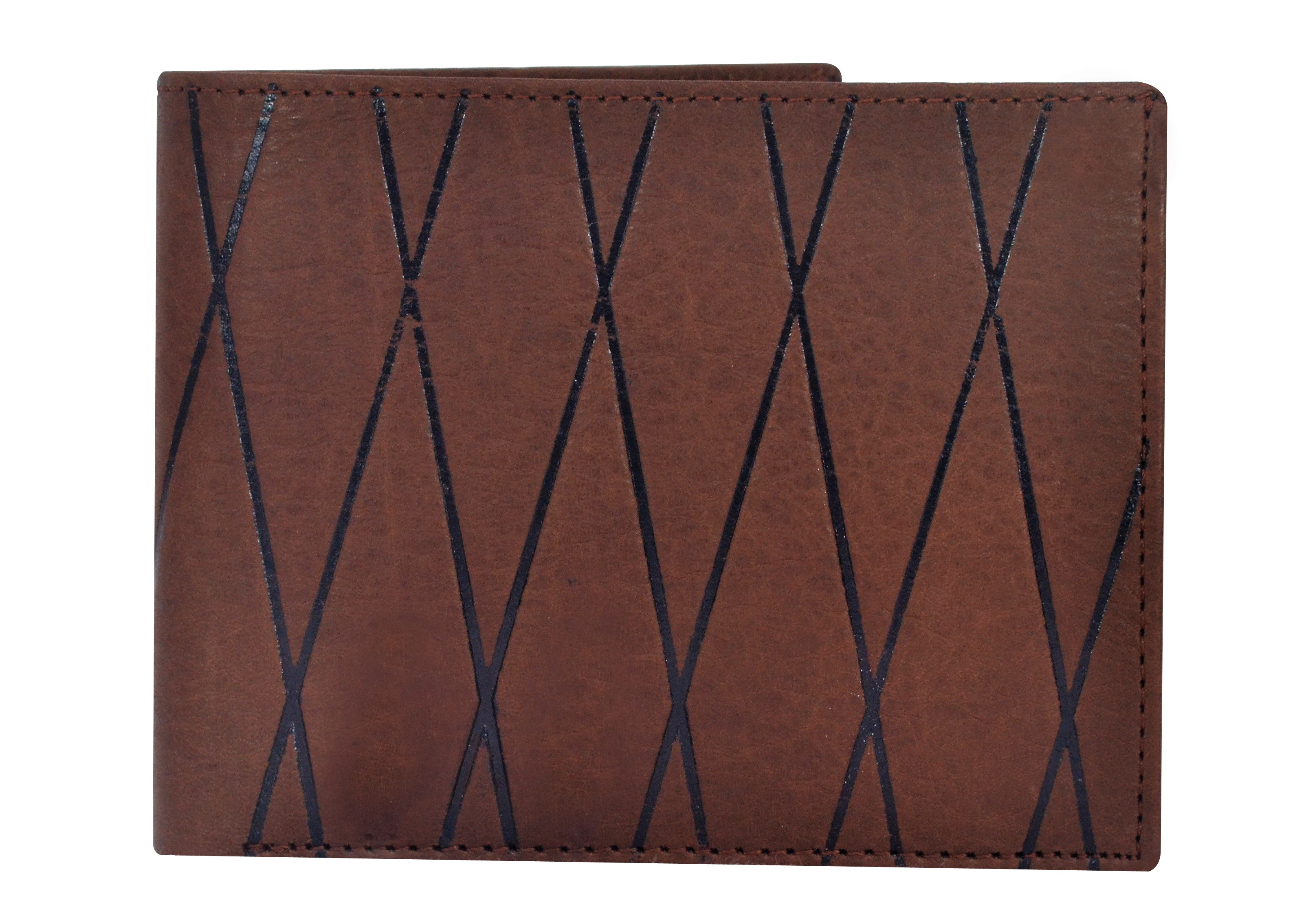 P&Y Fashion Brown PU Men's Wallet