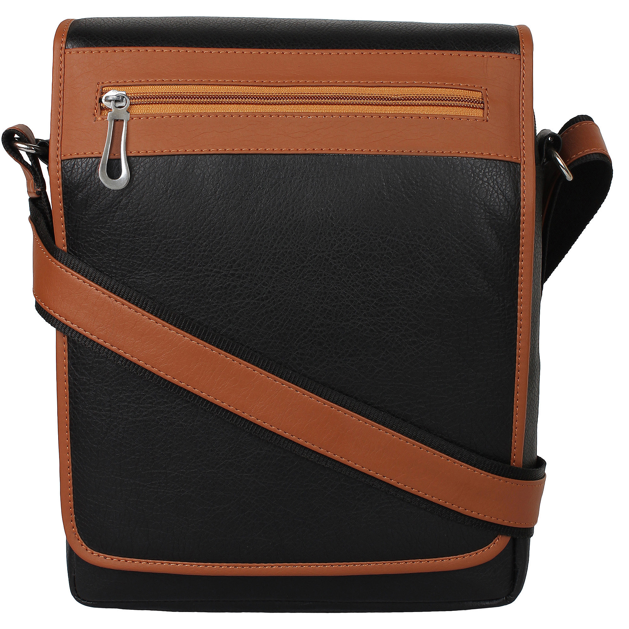 P&Y FASHION BLACK MESSENGER BAG