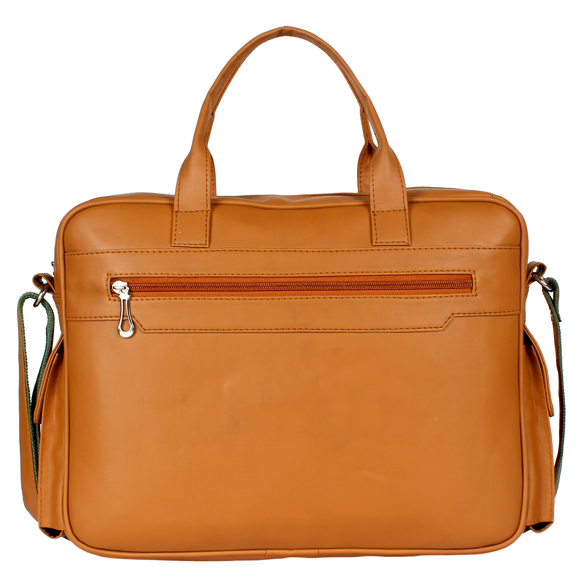 P&Y FASHION MEN'S LAPTOP MESSENGER BAG WITH TAN COLOR - Image 4